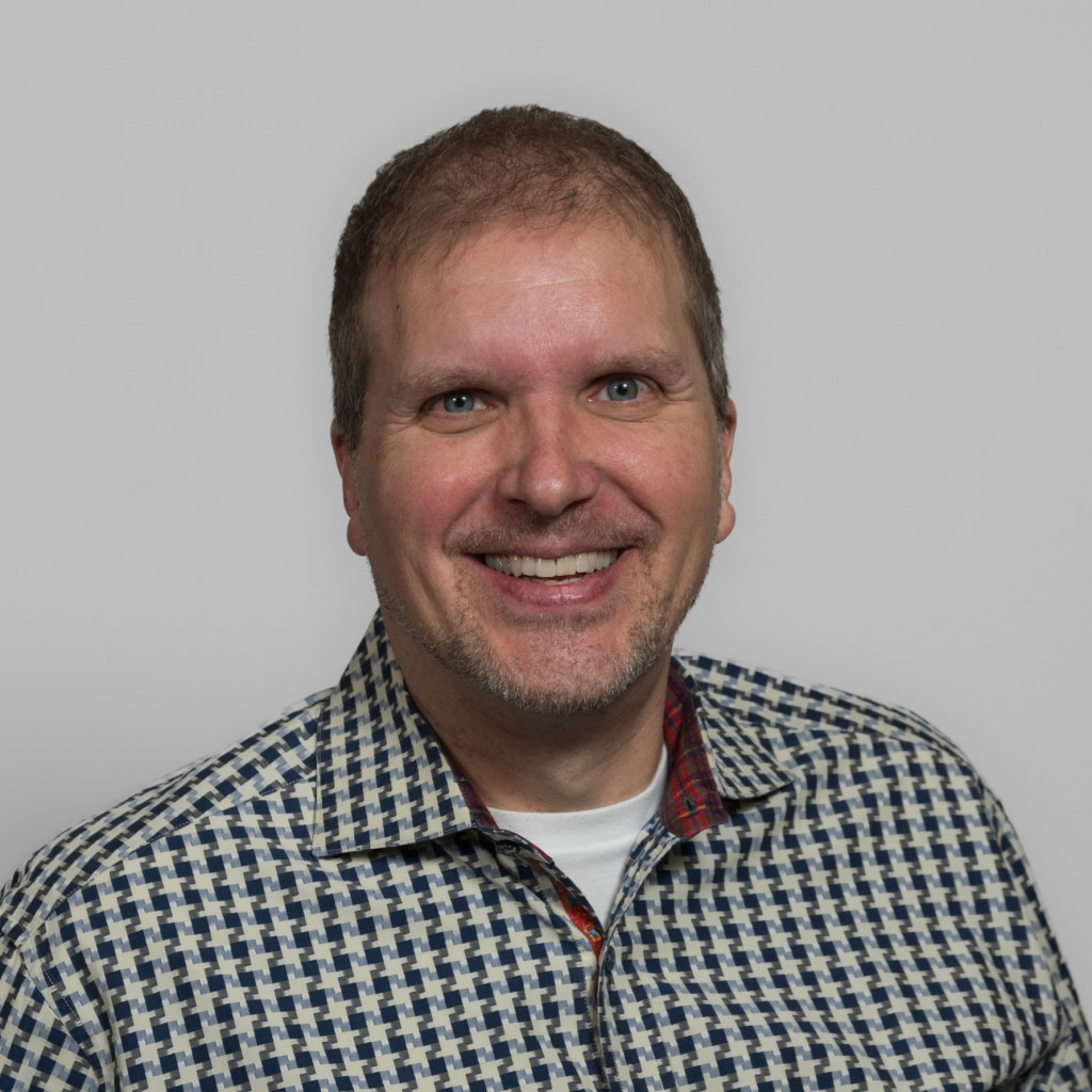 Close up portrait of Chris Roy