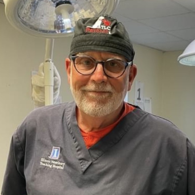 Portrait of Robert Weedon in surgery room